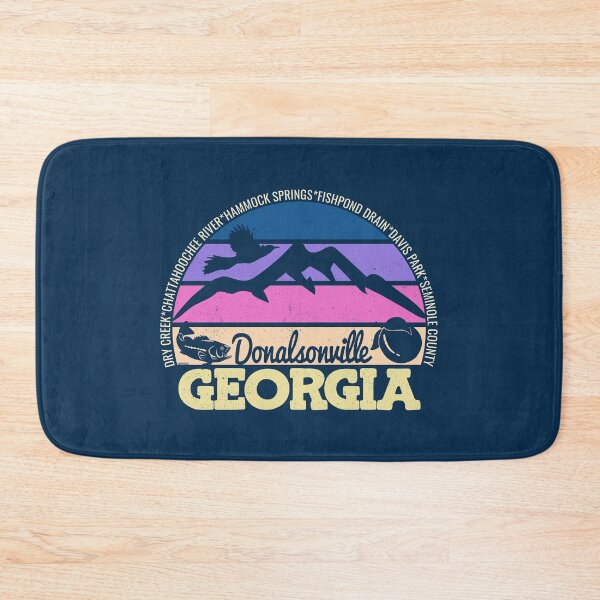 Item preview, Donalsonville Georgia Sunset Retro Vintage Local Pride Logo designed and sold by CRHPOD20.