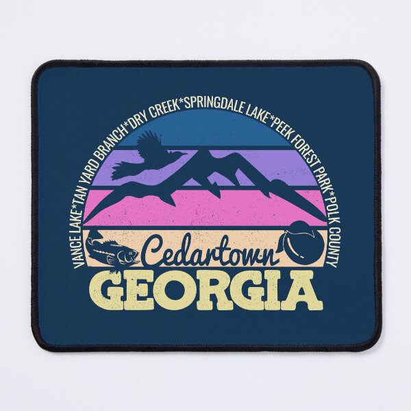 Item preview, Cedartown Georgia Sunset Retro Vintage Local Pride Logo designed and sold by CRHPOD20.