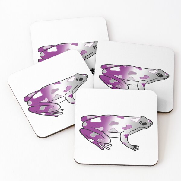 Item preview, Asexual Flag Frog designed and sold by Cait-Creates22.