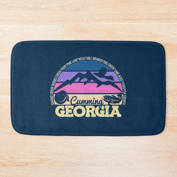 Item preview, Cumming Georgia Sunset Retro Vintage Local Pride Logo designed and sold by CRHPOD20.