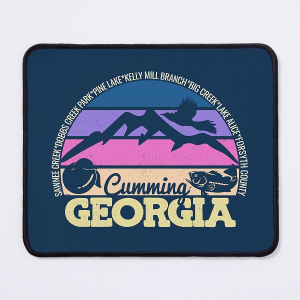 Item preview, Cumming Georgia Sunset Retro Vintage Local Pride Logo designed and sold by CRHPOD20.