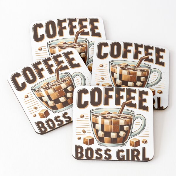 Item preview, coffee boss girl designed and sold by GogoGrove.