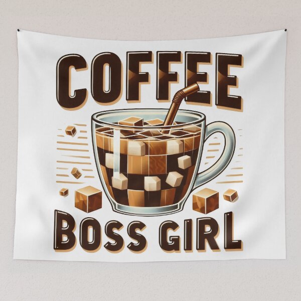 Item preview, coffee boss girl designed and sold by GogoGrove.