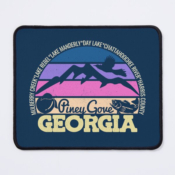Item preview, Piney Grove Georgia Sunset Retro Vintage Local Pride Logo designed and sold by CRHPOD20.