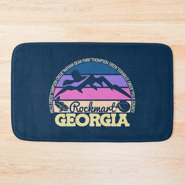 Item preview, Rockmart Georgia Sunset Retro Vintage Local Pride Logo designed and sold by CRHPOD20.