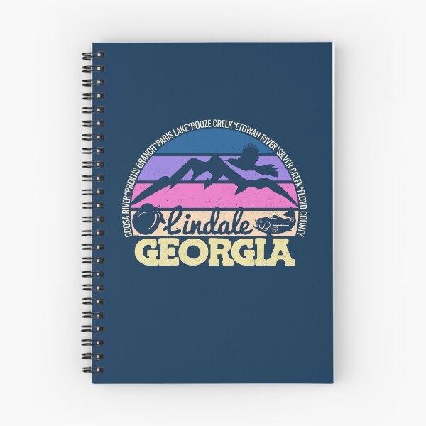 Item preview, Lindale Georgia Sunset Retro Vintage Local Pride Logo designed and sold by CRHPOD20.