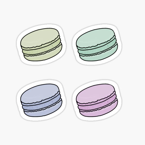 Item preview, Pastel Macaron Aesthetic Dessert Pack designed and sold by lea-lani.