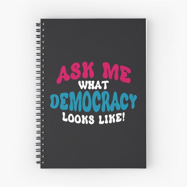 Item preview, Ask Me What Democracy Looks Like designed and sold by Saltypants.