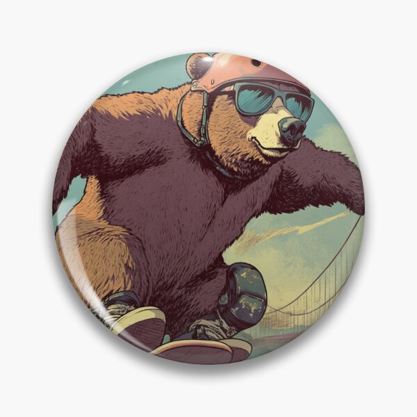 Item preview, Skate Boarding Bear San Francisco Version designed and sold by juleseastbitch.