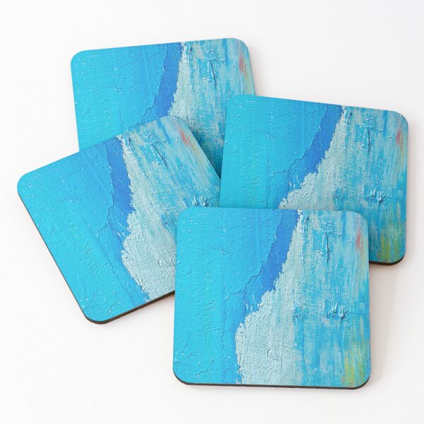 Item preview, Abstract painted blue art backgrounds. designed and sold by MTShoppingLine.