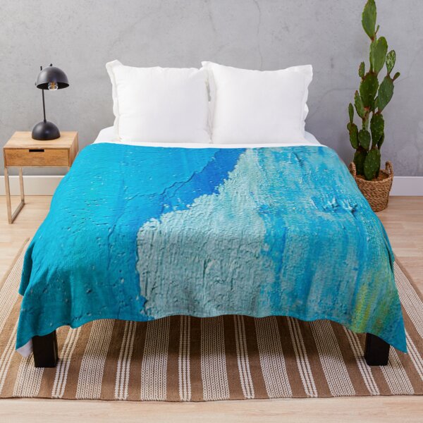 Item preview, Abstract painted blue art backgrounds. designed and sold by MTShoppingLine.