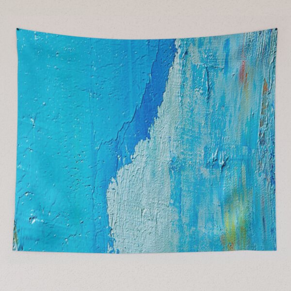 Item preview, Abstract painted blue art backgrounds. designed and sold by MTShoppingLine.