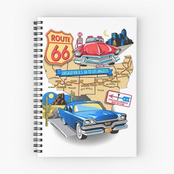 Artikelvorschau, Route 66 – Lebendige und nostalgische Illustration entworfen und verkauft von Vicky021.