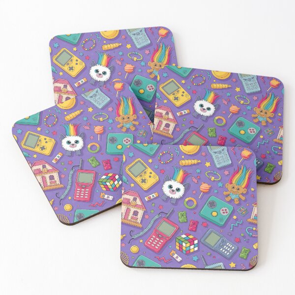 Item preview, Retro 90s Toys Nostalgia Pattern designed and sold by tretyakov.