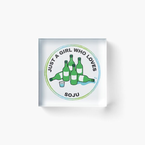 Item preview, Just A Girl Who Loves Soju designed and sold by bolimj.