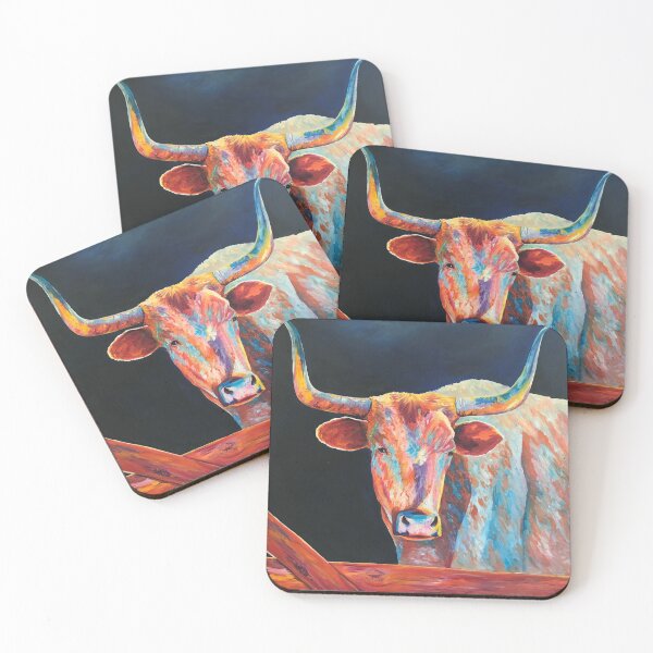 Item preview, The Texas Long Horn, in all his colorful beauty designed and sold by Tricia Saroya Designs.
