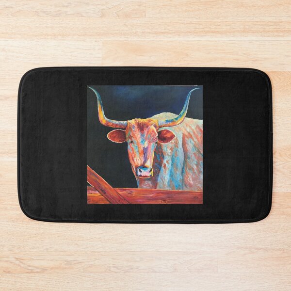 Item preview, The Texas Long Horn, in all his colorful beauty designed and sold by Tricia Saroya Designs.