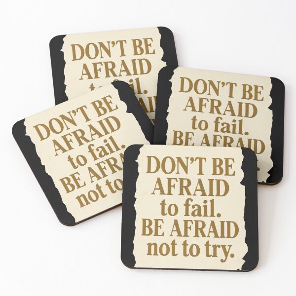 Item preview,  Don't Be Afraid to Fail — Be Afraid Not to Try designed and sold by Migiteart.