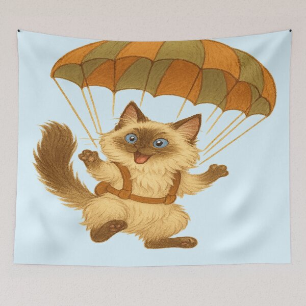 Item preview, Birman Cat Skydiving  designed and sold by Brontox.