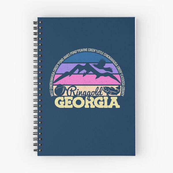 Item preview, Ringgold Georgia Sunset Retro Vintage Local Pride Logo designed and sold by CRHPOD20.