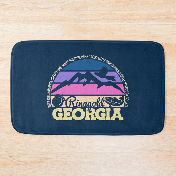 Item preview, Ringgold Georgia Sunset Retro Vintage Local Pride Logo designed and sold by CRHPOD20.