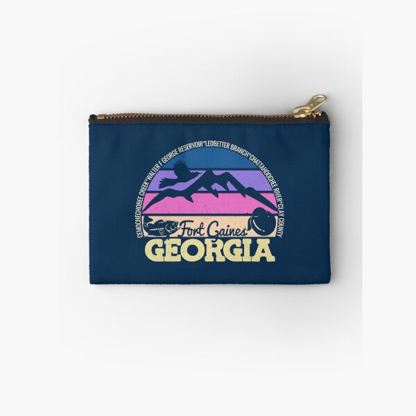 Item preview, Fort Gaines Georgia Sunset Retro Vintage Local Pride Logo designed and sold by CRHPOD20.