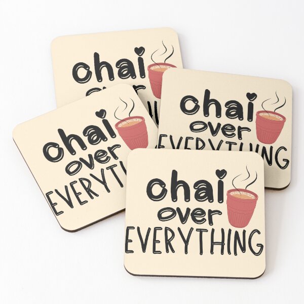 Item preview, Chai Over Everything – Desi Vibes Tee designed and sold by GracefulPODshop.