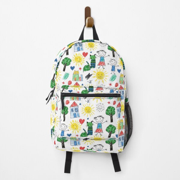 Item preview, Happy Kids Crayon Doodle Pattern designed and sold by tretyakov.