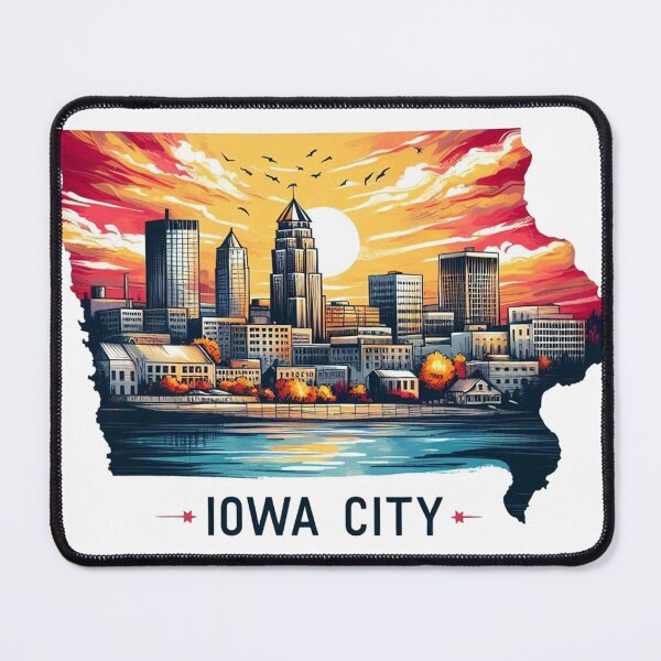 Item preview, Iowa Map designed and sold by HaydenMillepied.