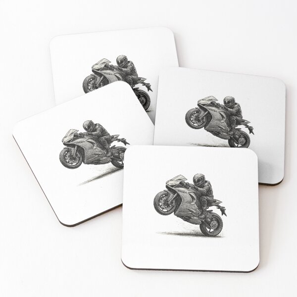 Item preview, Ducati motorcycle stunt wheelie designed and sold by MotorcycleMash.