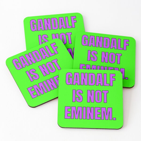 Item preview, Gandalf is not Eminem (green purple edition) designed and sold by Doctor Schtrudel.