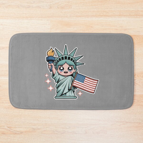 Item preview, 4 th July kawaii Statue of Liberty Design designed and sold by StellarSnap.