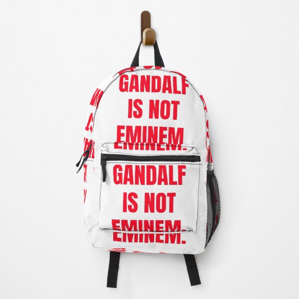 Item preview, Gandalf is not Eminem (white red edition) designed and sold by Doctor Schtrudel.