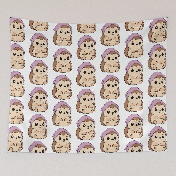 Item preview, Sleepy Hedgehog – Cute & Cozy Vibes designed and sold by Potattoo.