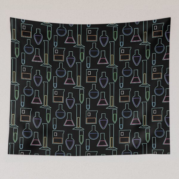 Item preview, Chemistry Lab Lines Pattern - Science Laboratory designed and sold by BundaBear.