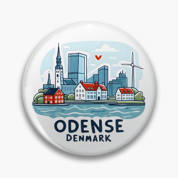Item preview, Odense Denmark  designed and sold by WanderlustCoCo.