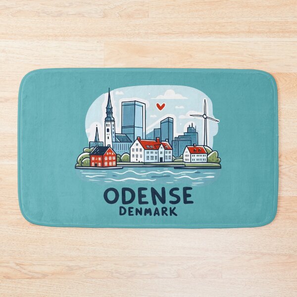 Item preview, Odense Denmark  designed and sold by WanderlustCoCo.
