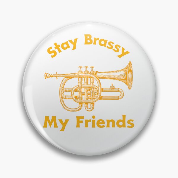 Item preview, Stay Brassy Trumpet designed and sold by OneHappyIguana.