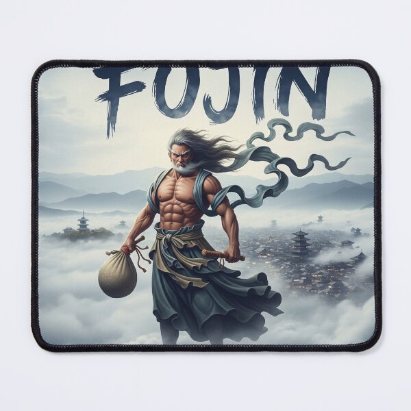 Item preview, Fujin: The Wind God Standing Above the Clouds designed and sold by schwa24jpn.