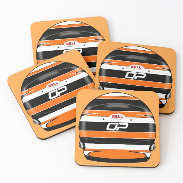 Item preview, Oscar Piastri Monaco GP helmet Mclaren Formula 1 racing  2025 sticker for F1 fans designed and sold by Pink Polar F1.