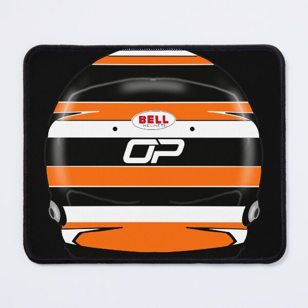 Item preview, Oscar Piastri Monaco GP helmet Mclaren Formula 1 racing 2025 sticker for F1 fans designed and sold by Pink Polar F1.