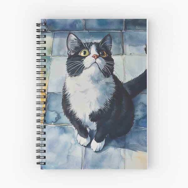 Item preview, Tuxedo Cat in Kitchen designed and sold by laurashawart.