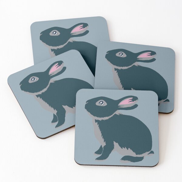 Item preview, Blue Tan Rabbit upright ears designed and sold by tayaan.