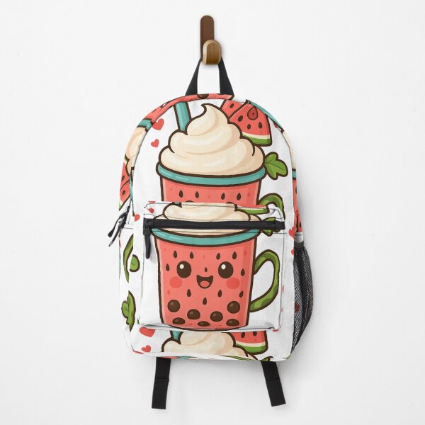 Item preview, Kawaii Watermelon Boba with Summer Vibes – Cute Fruit Bubble Tea Character designed and sold by Asbiell.