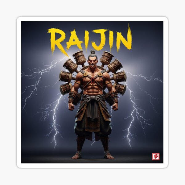 Item preview, Raijin - Incarnation of Roaring Thunder designed and sold by schwa24jpn.