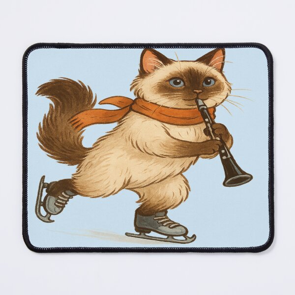 Item preview, Birman Cat Ice skating  designed and sold by Brontox.