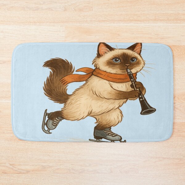 Item preview, Birman Cat Ice skating  designed and sold by Brontox.