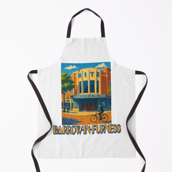Item preview, Barrow-in-Furness Art Deco Cinema Heritage Art T-Shirt designed and sold by BarrowAndProud.