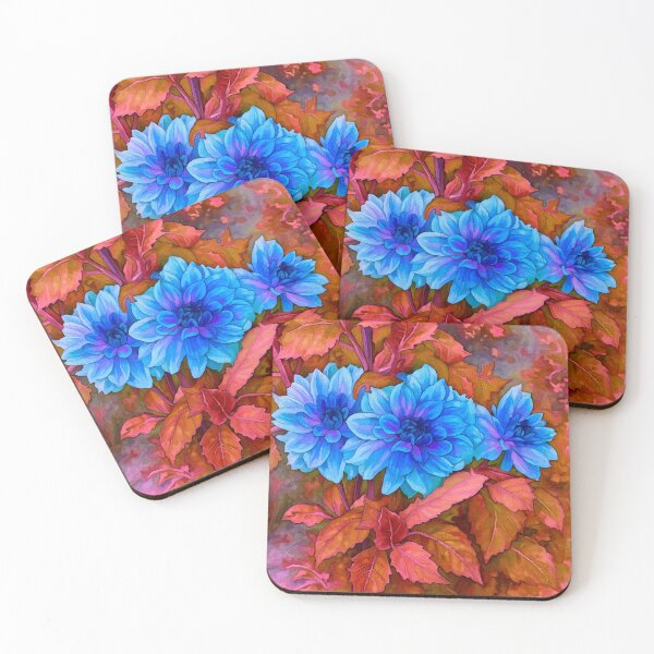 Item preview, The Three Dahlias Full Color 3 designed and sold by BloomingbySJ.