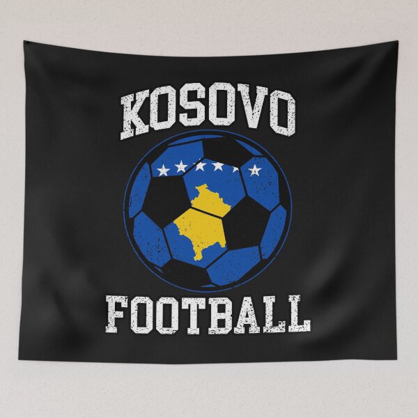 Item preview, SOCCER BALL - KOSOVO | Soccer Fans and Teams for Men and Women t-shirt designed and sold by wallsandpatts.